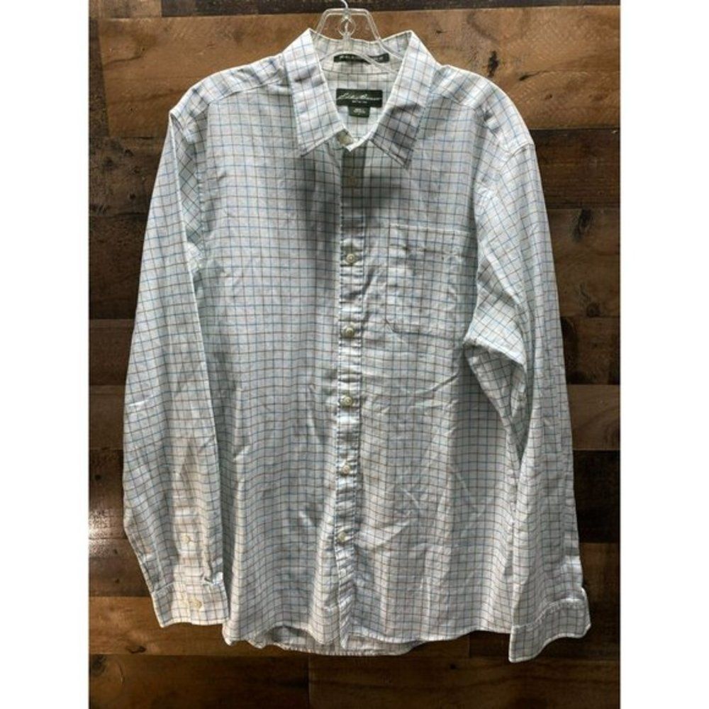 Eddie Bauer Long Sleeve Button Up Size Large‎